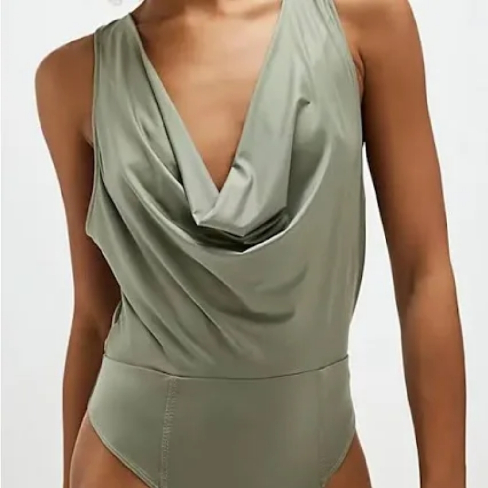 NWOT Free People When and Where Bodysuit Sz Medium